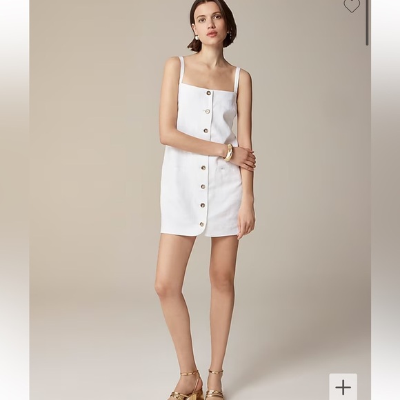 NWT! J.Crew Claudia Dress in linen. Item CC077. Size Medium - Picture 6 of 6